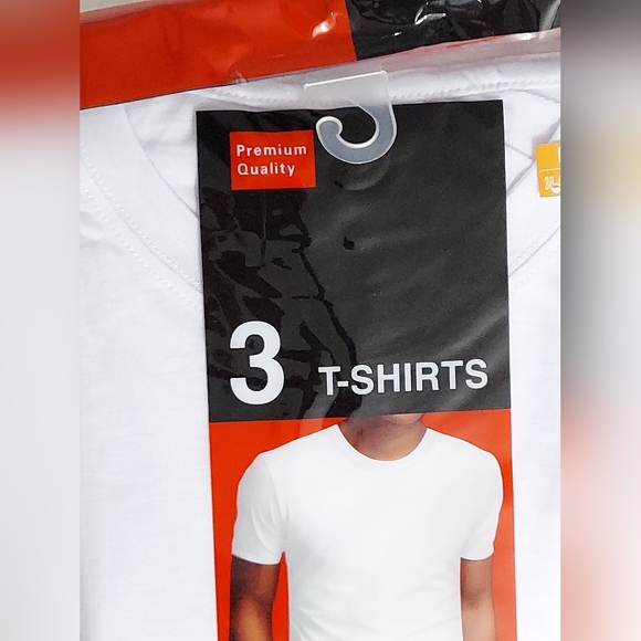 Premium White Cotton T-shirts for Men - Pack of 3, Size M - Picture 3 of 8